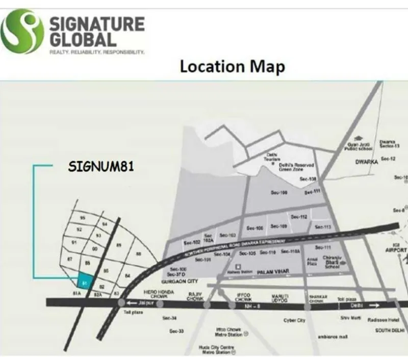 Signature Global is a top real estate builder that deals in residential projects as well as commercial projects. They deal in the Gurgaon region. Signature Global is both a real estate agent as well a real estate developer. As they provide a house for sale or house for rent They developed different projects under Pradhan awas yojana list like Signature Global Imperial, signature global park, signature global city, Signature Global City 37D, Signature Global Aspire, Signature Global Prime, Andour Heights, Synera, sector-81, Solera, sector-107, Signature Global City, Signum 37D , Signum Plaza 81, and many more. All these projects are located at prime locations in the Gurgaon sector like the golf course extension road, and Dwarka expressway. Signature Global provides luxury houses in India under pradhan mantri yojana awas.Signature Global provides 2bhk flats, 3bhk flats, 4bhk flats, 3bhk independent floor, 4 bhk independent floor, homes and villas in awas yojana and also provides ready-to-move flats in their residential buildings. Investing in Gurgaon real estate is the best option for investment in Gurgaon area or in new Gurgaon in today’s time period. Signature global in Gurgaon is affordable housing in real estate Gurgaon as these projects come under Pradhan Mantri Awas yojana. It you want detail regarding the builders and developers of Indian real estate for that search on the real estate website and get detail regarding projects like the floor plan, home plans design, single floor house design, duplex house design, 3-bedroom house plans, 2bhk house plan and many more. Signature Global Signum Plaza 81, Gurgaon - Deal Acres
